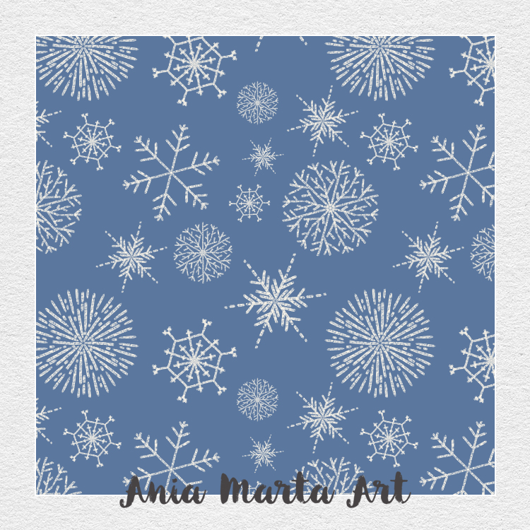 snowflakes by Ania Marta Art
